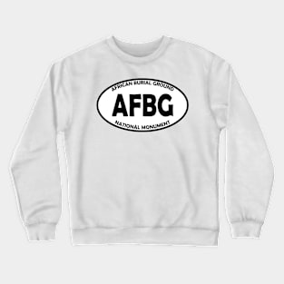 African Burial Ground National Monument oval Crewneck Sweatshirt